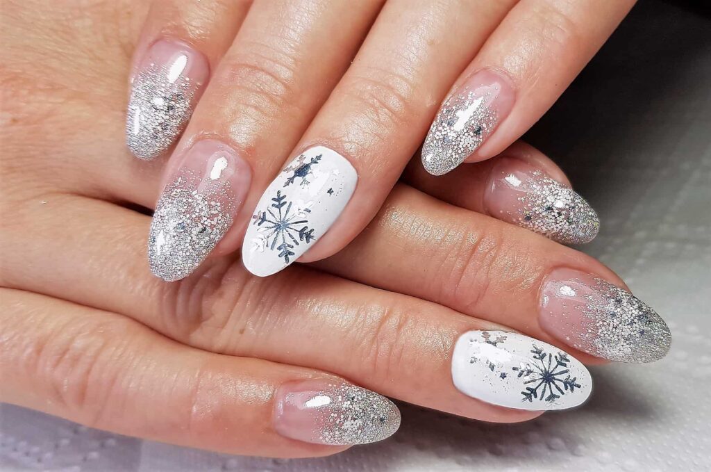 Beautiful manicure japanese gel nails νυχια για χριστουγεννα χριστουγεννιατικο σχεδιο